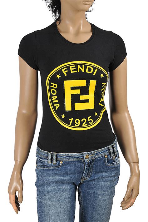 fendi t-shirt womens|cheap fendi shirts for women.